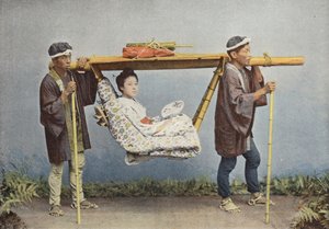 Il kago, sedia da viaggio del Giappone da European Photographer